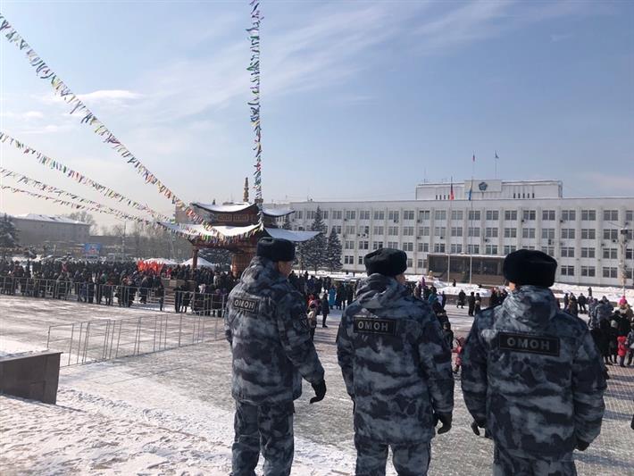 Росгвардия обеспечила правопорядок на праздновании Нового года по Лунному календарю в Тыве