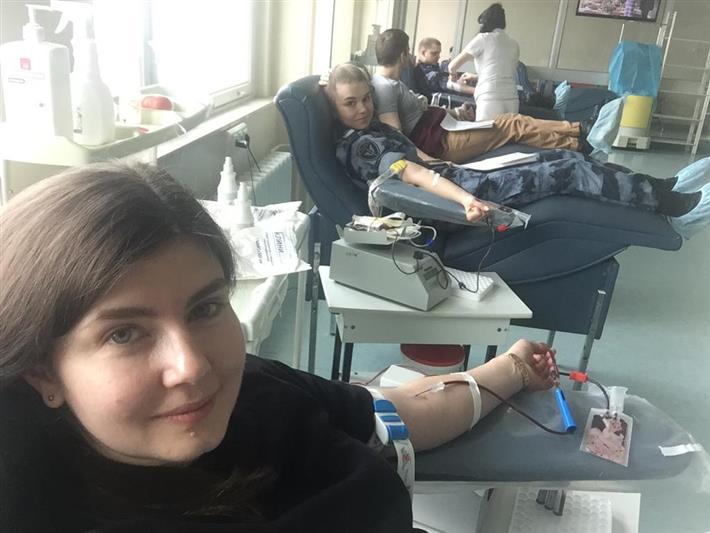 Более ста росгвардейцев пополнили банк крови центра имени Бакулева