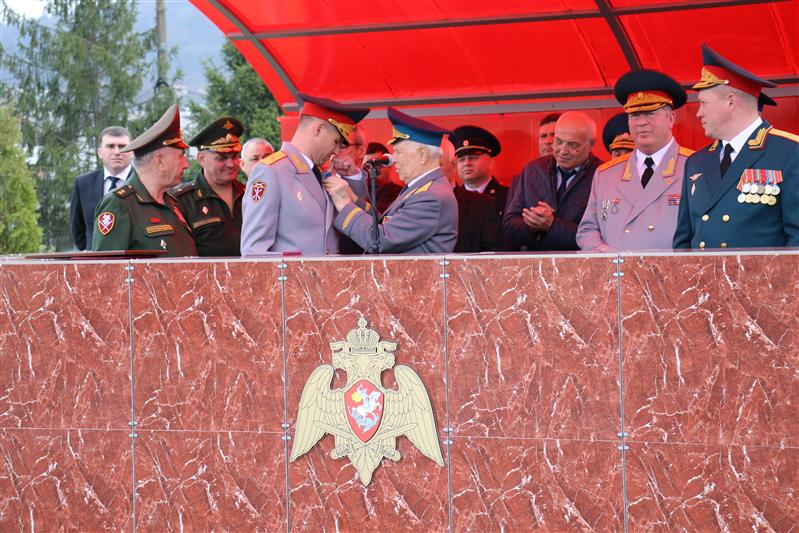 Владикавказcкому соединению Росгвардии исполнилось 25 лет 