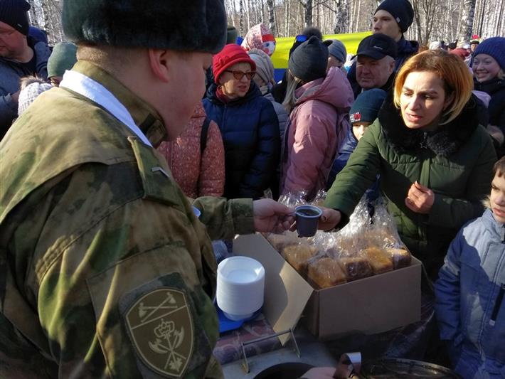 Росгвардия подготовила масленичные угощения для жителей Нижнего Новгорода