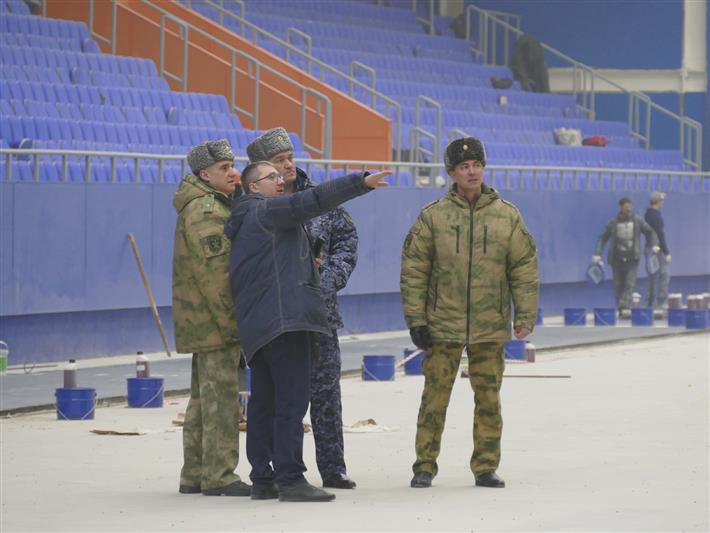 Целевая группа Сибирского округа Росгвардии проверила подразделения ведомства, содействующие обеспечению безопасности чемпионата мира по хоккею с мячом 