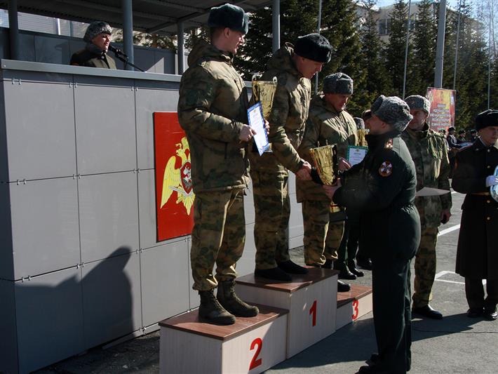 Подведены итоги чемпионата Росгвардии по зимнему офицерскому троеборью