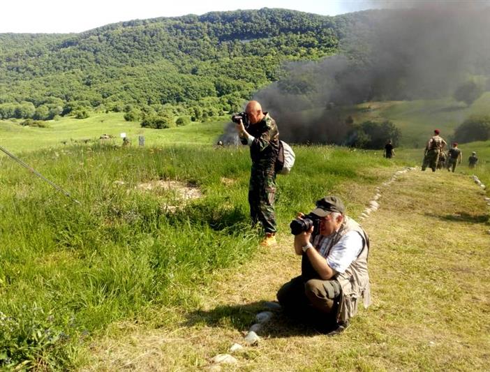 Фотограф, запечатлевший борьбу росгвардейцев за краповый берет, победил в конкурсе Союза журналистов Кубани