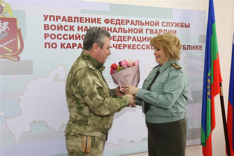 В Северо-Кавказском округе Росгвардии отметили Международный женский день