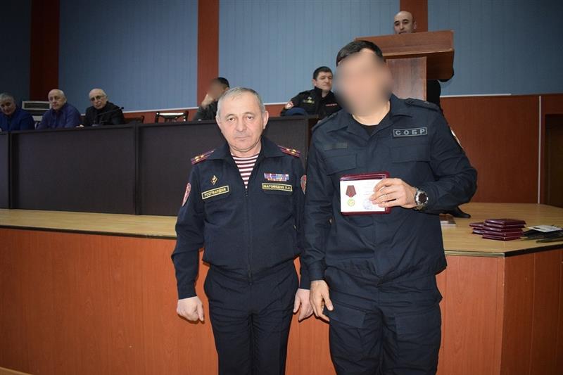 Дагестанский СОБР «Ястреб» отметил 27-летие 