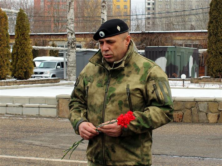В Ставрополе  росгвардейцы почтили память боевого товарища, погибшего при исполнении служебного долга