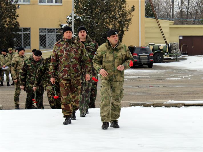 В Ставрополе  росгвардейцы почтили память боевого товарища, погибшего при исполнении служебного долга
