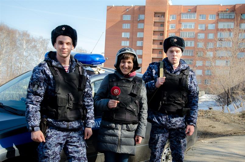 Акция «Журналист меняет профессию» состоялась в пензенском управлении вневедомственной охраны 