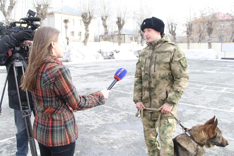 На тюменском ТВ вышел сюжет о кинологах Росгвардии (видео)
