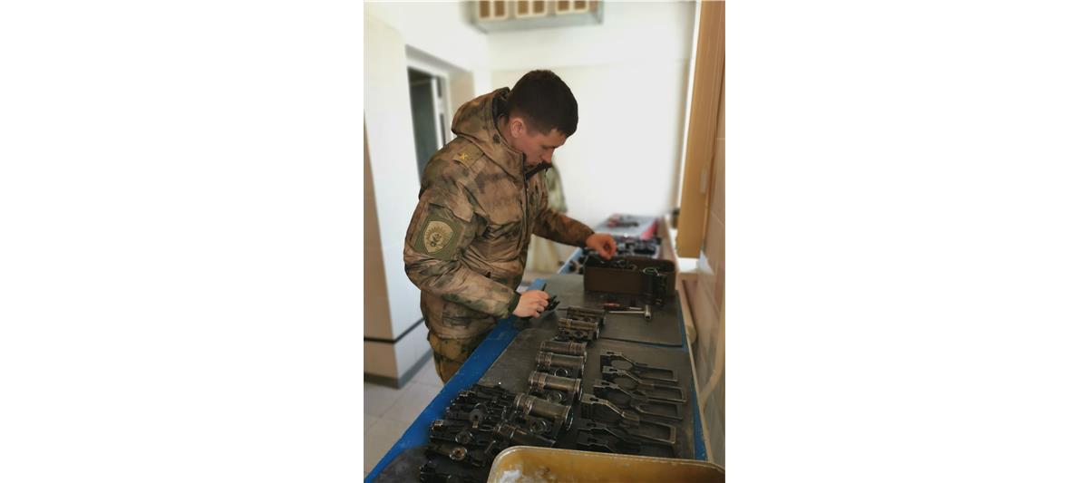 Завершилась войсковая стажировка курсантов Росгвардии в Чеченской Республике
