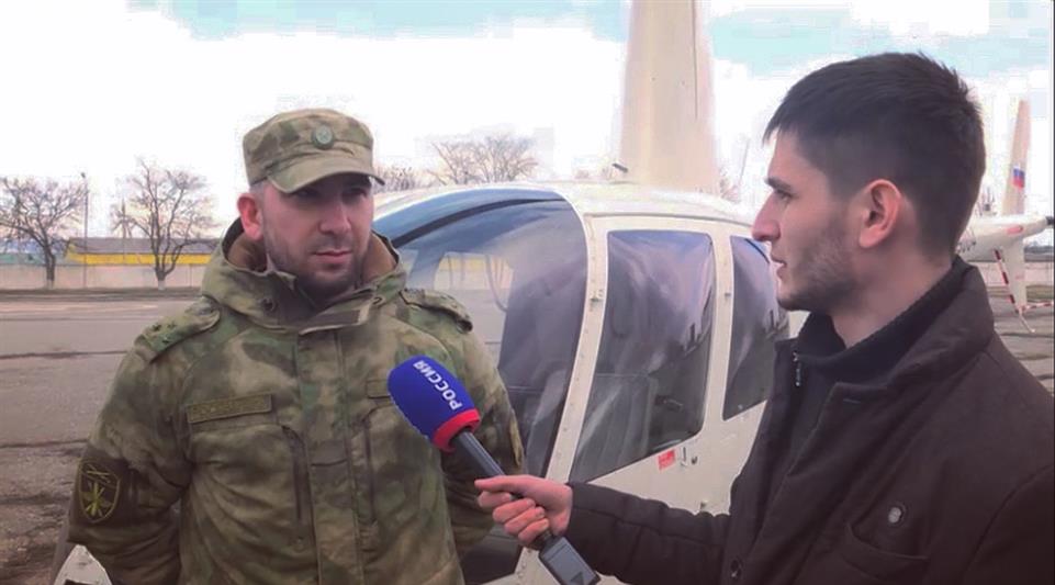 В День авиации войск национальной гвардии чеченские росгвардейцы вместе с журналистами совершили совместный полет (видео)