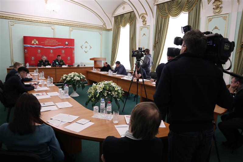 В управлении Северо-Западного округа Росгвардии прошла итоговая пресс-конференция (видео)