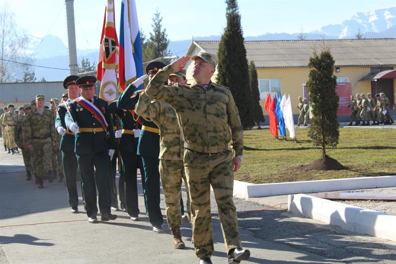 27-ю годовщину своего образования отметила воинская часть Росгвардии в Северной Осетии
