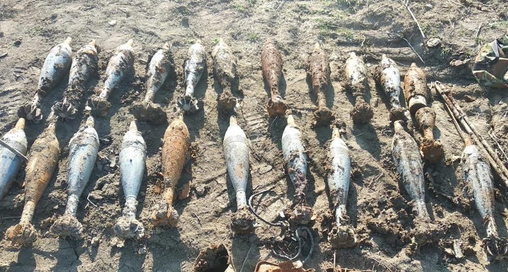 В Чеченской республике военнослужащие Росгвардии  обнаружили и уничтожили артиллерийские мины, пролежавшие в земле со времен активных боевых действий