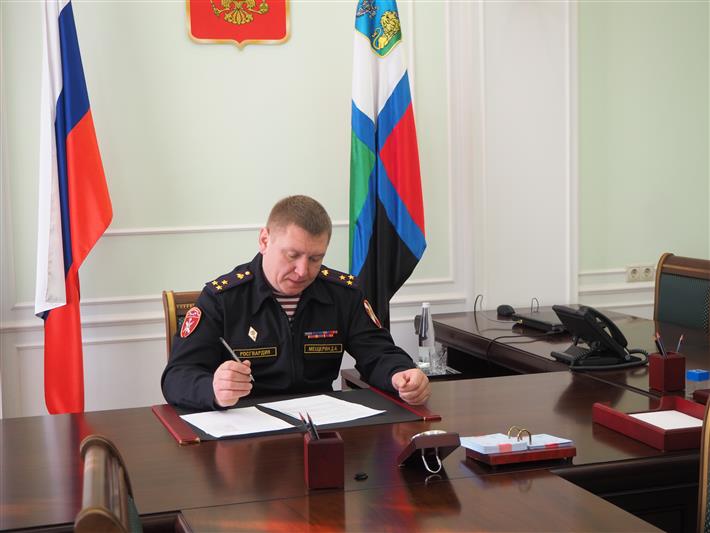 Начальник Управления Росгвардии по Белгородской области провел личный прием граждан 