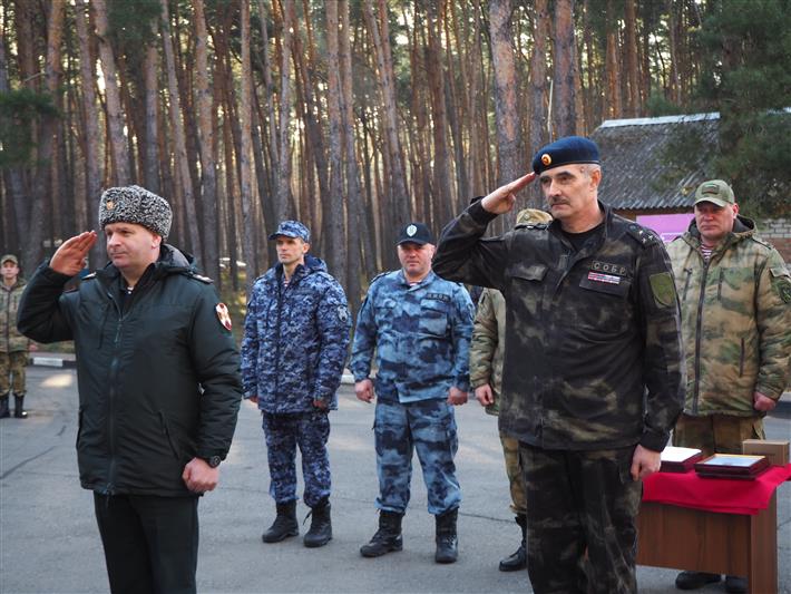 Годовщину образования отряда отметили сотрудники СОБР «Белогор»