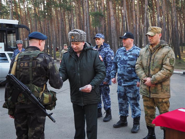 Годовщину образования отряда отметили сотрудники СОБР «Белогор»