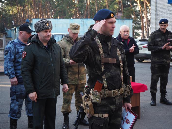 Годовщину образования отряда отметили сотрудники СОБР «Белогор»
