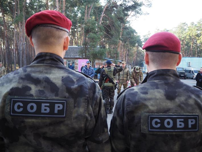 Годовщину образования отряда отметили сотрудники СОБР «Белогор»