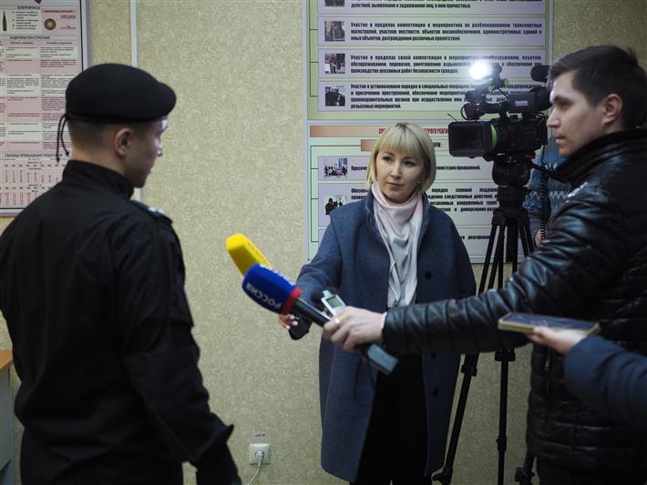 «Журналистский десант» прибыл в чебоксарский ОМОН