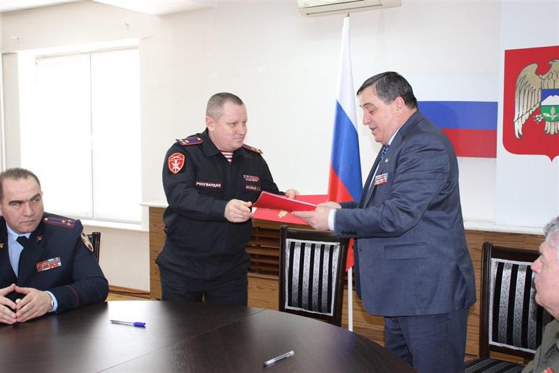 В Кабардино-Балкарии подписано соглашение о сотрудничестве между Росгвардией и Союзом ветеранов Афганистана 