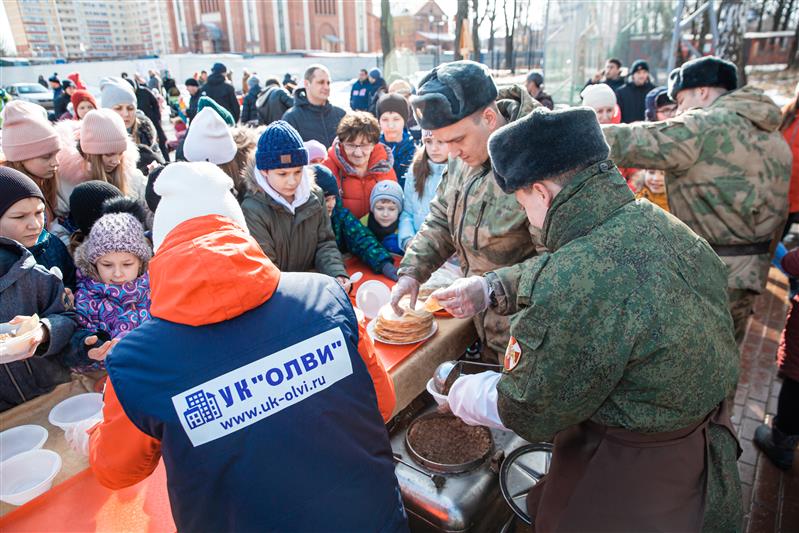 В Балашихе на территории микрорайона, прилегающего к ОДОН им. Ф.Э. Дзержинского, прошли масленичные гуляния 