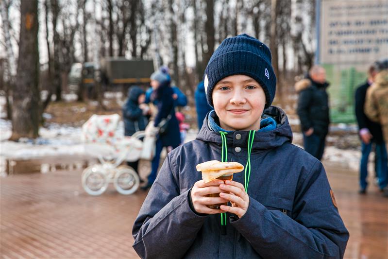 В Балашихе на территории микрорайона, прилегающего к ОДОН им. Ф.Э. Дзержинского, прошли масленичные гуляния 