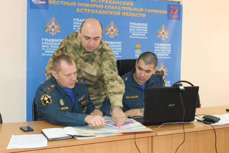 В Астраханской области Росгвардия участвует в мероприятиях, направленных на предупреждение ландшафтных возгораний