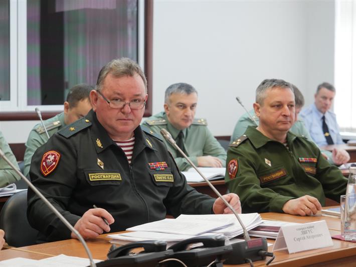 В Центральном округе Росгвардии состоялось заседание военного совета 
