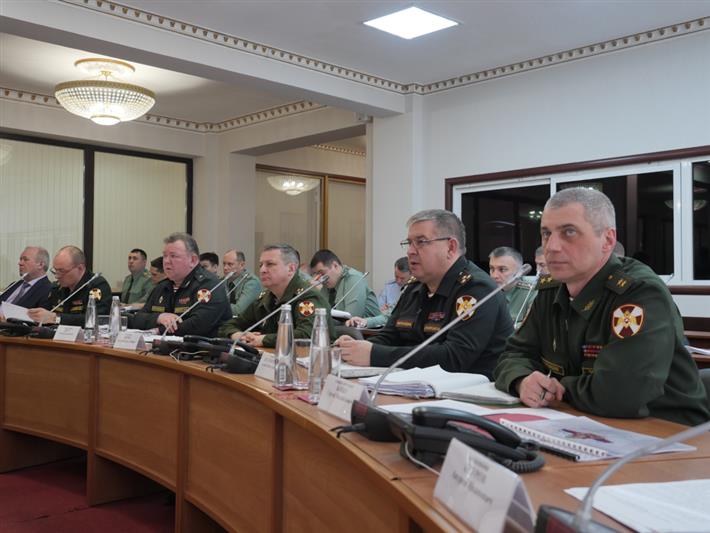 В Центральном округе Росгвардии состоялось заседание военного совета 