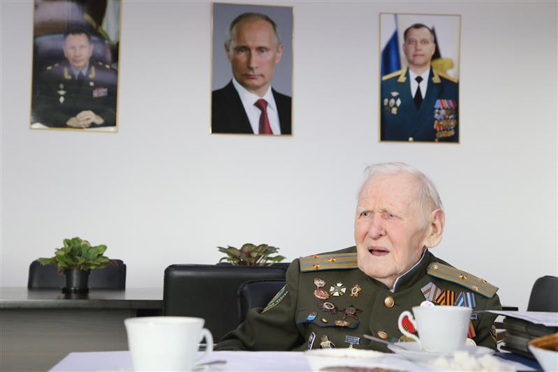 Управление Росгвардии по Челябинской области посетил 104-летний ветеран Великой Отечественной войны