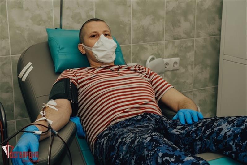 Воронеж принял эстафету донорской акции Центрального округа Росгвардии  «От сердца к сердцу» 