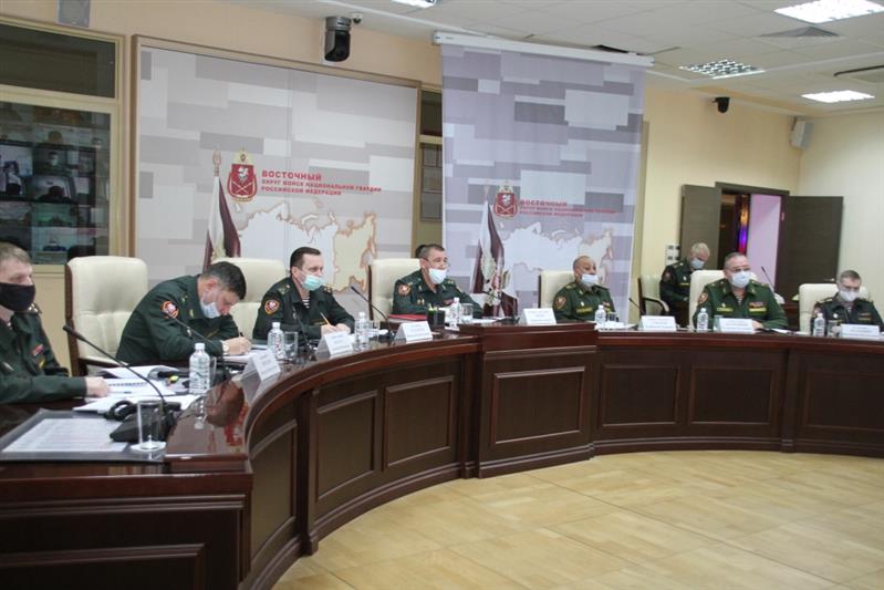 В Восточном округе Росгвардии состоялось заседание военного совета