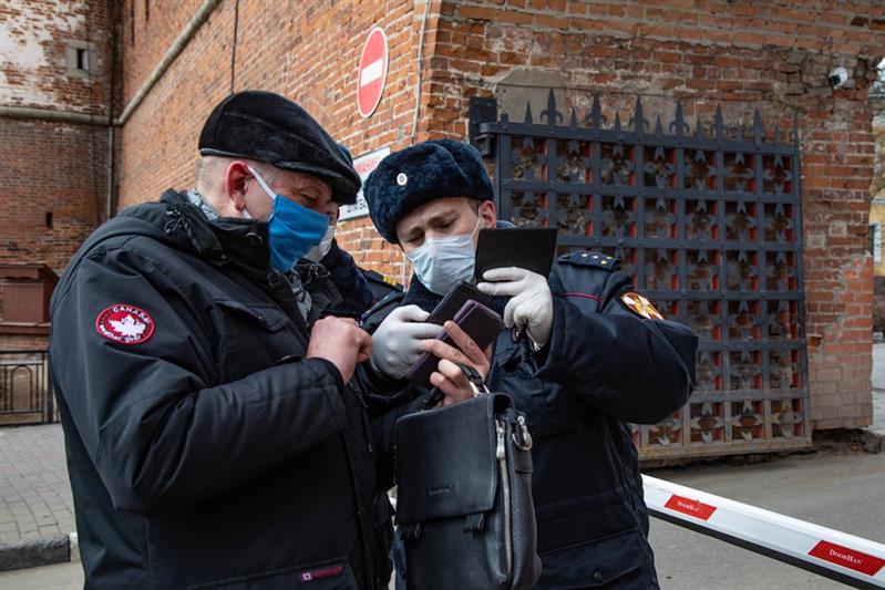 В Нижегородской области военнослужащие и сотрудники Росгвардии обеспечивают правопорядок в период самоизоляции