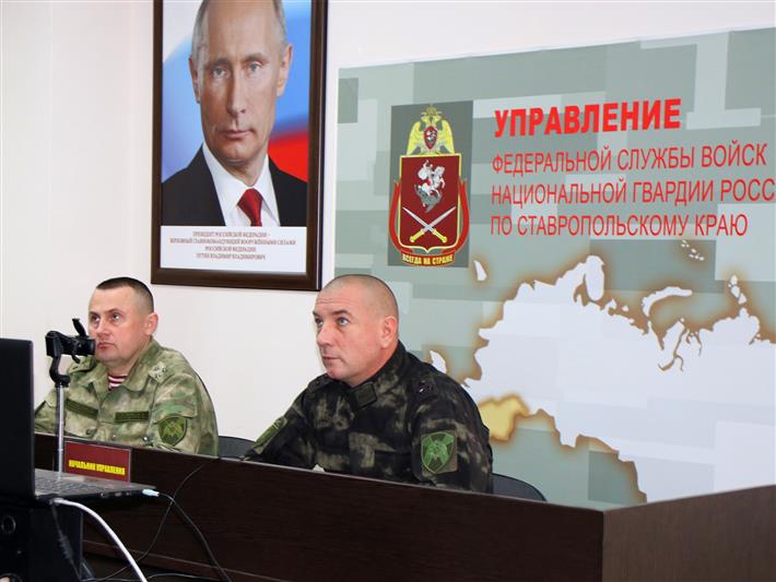  Сотрудники ОМОН на транспорте  из Минеральных вод отметили свое  27-летие