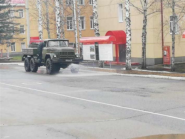 В Уральском округе Росгвардии служба РХБЗ проводит  профилактические барьерные мероприятия, направленные на снижение  воздействия новой коронавирусной инфекции