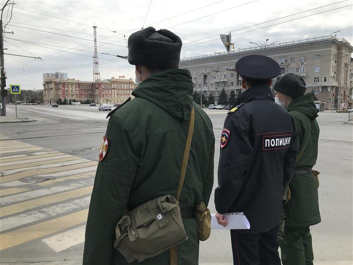 Росгвардия в Ростовской области обеспечивает безопасность граждан в условиях режима повышенной готовности