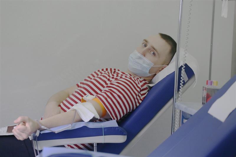 В Подмосковье продолжается донорская акция Центрального округа Росгвардии «От сердца к сердцу»