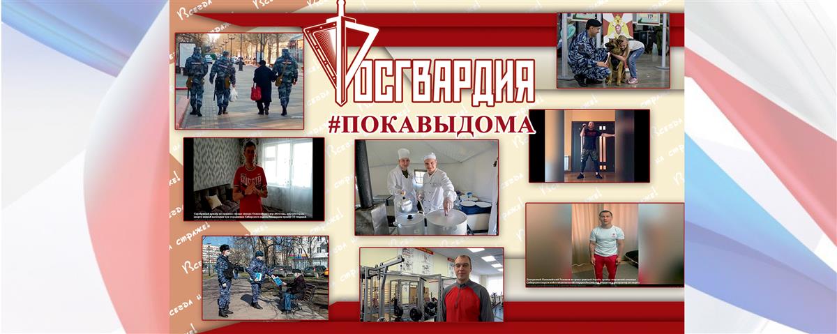 Росгвардия запускает уникальный онлайн-проект «#ПокаВыДома» 