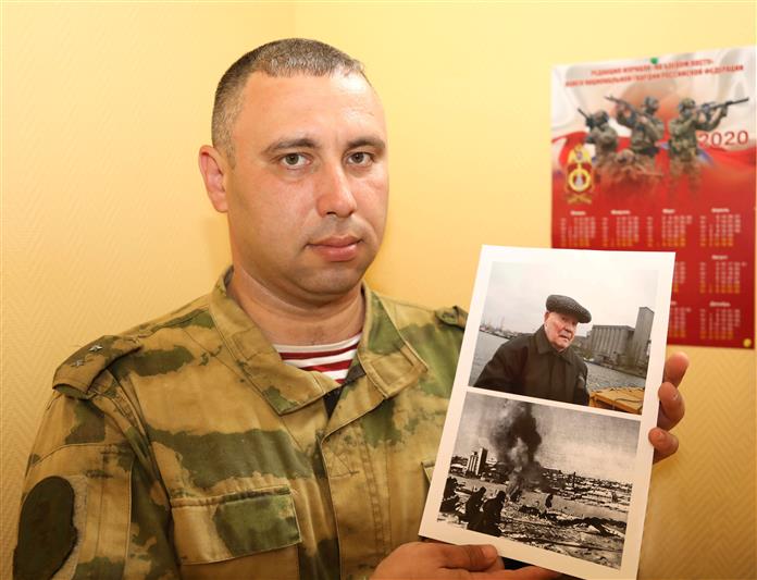 Военнослужащий Росгвардии в рамках акции «Автограф Победы» рассказал об уникальной встрече с защитниками Ростова-на-Дону
