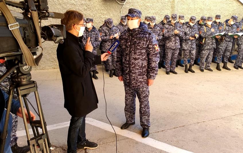 Журналистам ГТРК «Севастополь» рассказали о служебных буднях сотрудников вневедомственной охраны Росгвардии (видео)