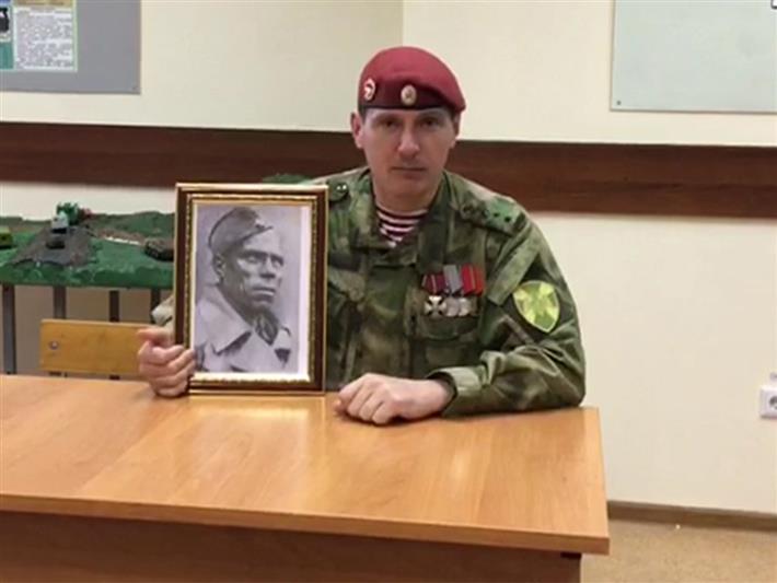 В Кузбассе военнослужащие Росгвардии вспоминают подвиги геройских родственников
