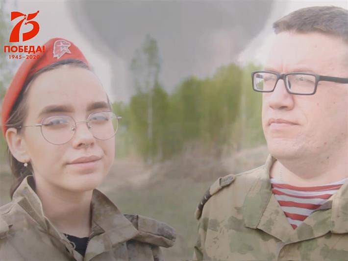 В Кузбассе юнгвардеец и общественники почтили память павших за Родину трогательной композицией 