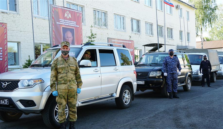 Ульяновские росгвардейцы приняли участие в автопробеге «Караван Добра»