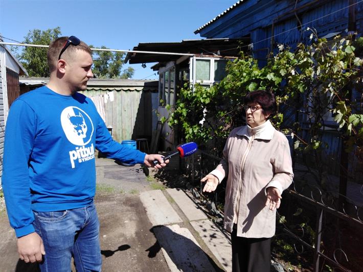 В Кургане ГТРК «Россия» сняла сюжет  о росгвардейцах, спасших семью от пожара (видео)