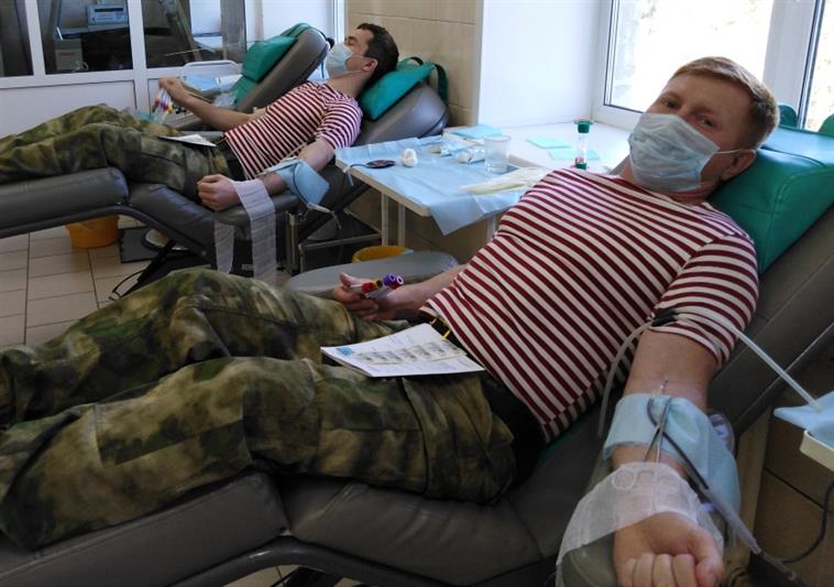 В Зауралье Росгвардия поддержала  всероссийскую донорскую акцию «От сердца к сердцу»  (видео)