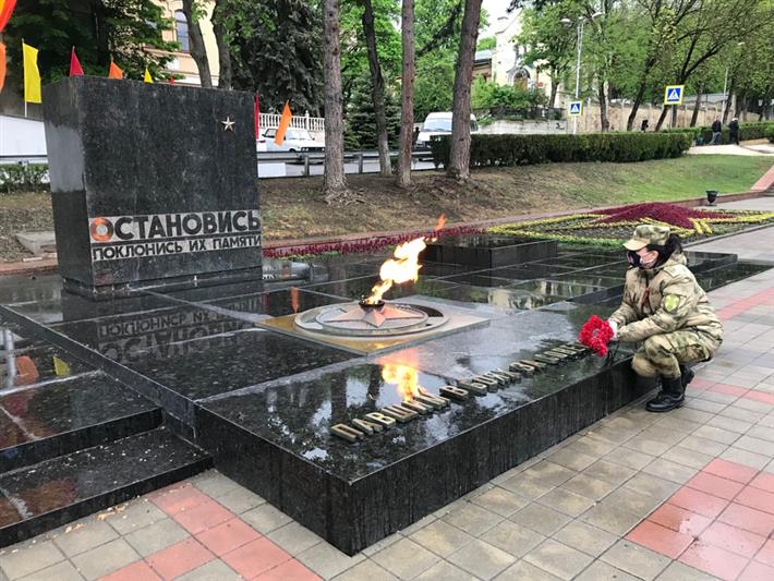 На Ставрополье Росгвардия поздравила ветеранов Великой Отечественной войны 