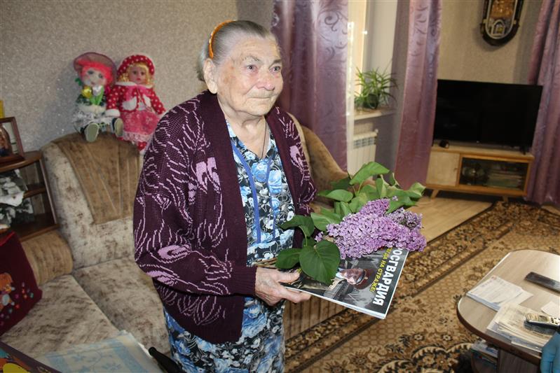 Легендарный ветеран Мария Лиманская стала героиней журнала «На боевом посту»
