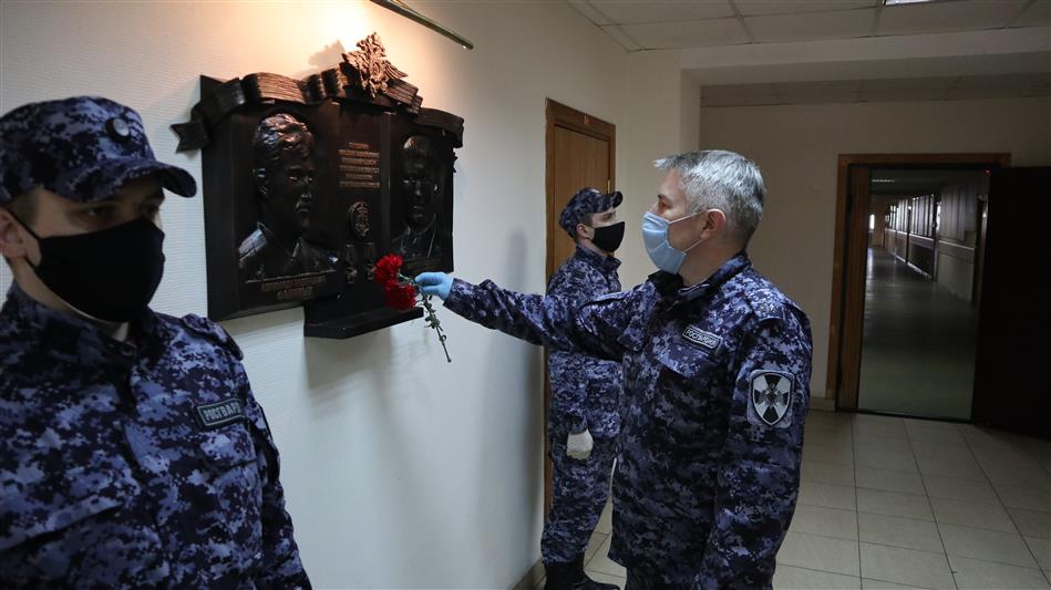 В Подмосковье почтили память сотрудников вневедомственной охраны, погибших при исполнении служебных обязанностей