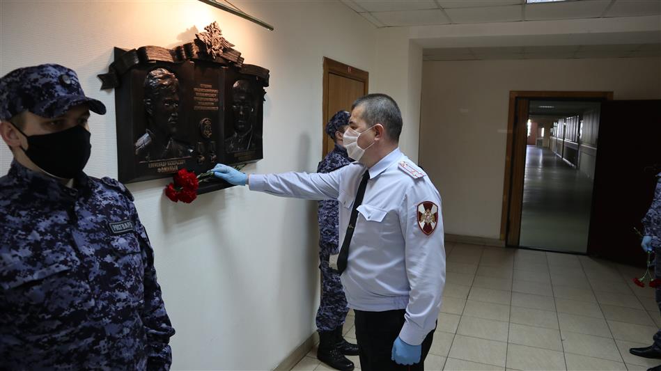 В Подмосковье почтили память сотрудников вневедомственной охраны, погибших при исполнении служебных обязанностей